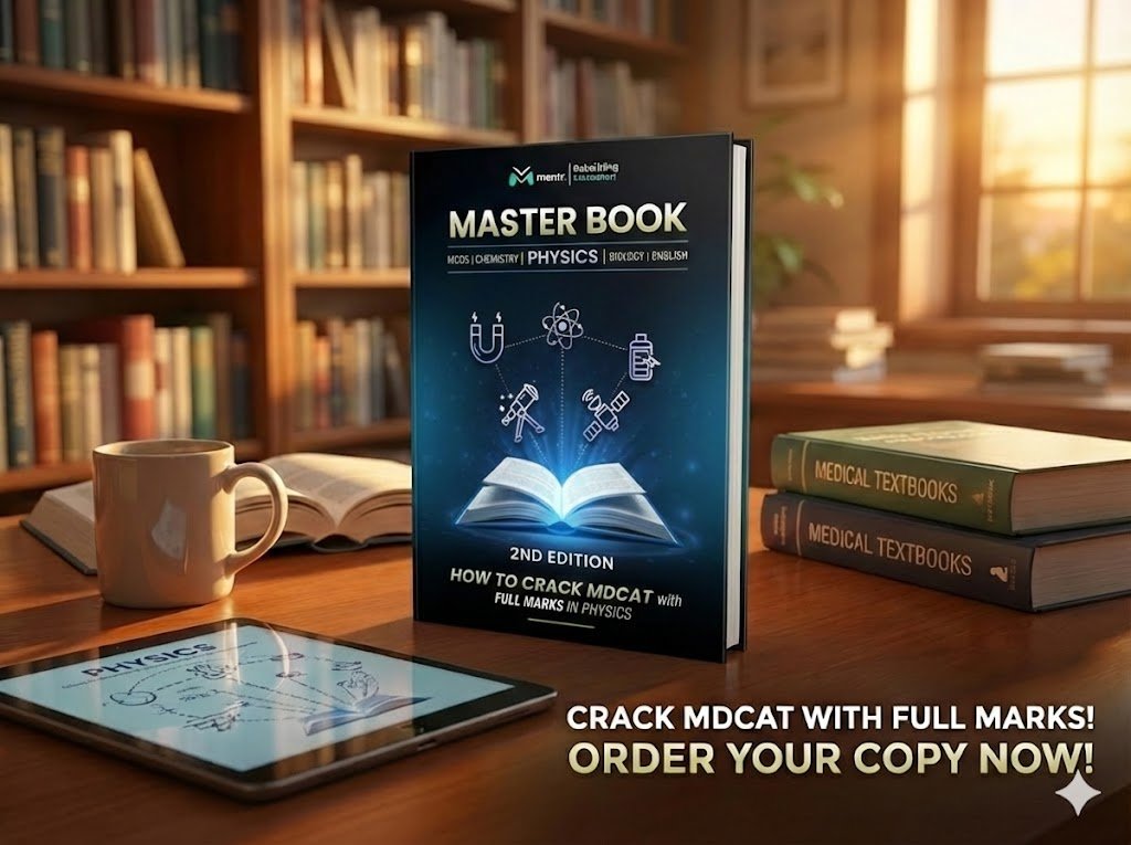 Best Physics Book for Mdcat 2026 – Mentr Master Book Physics