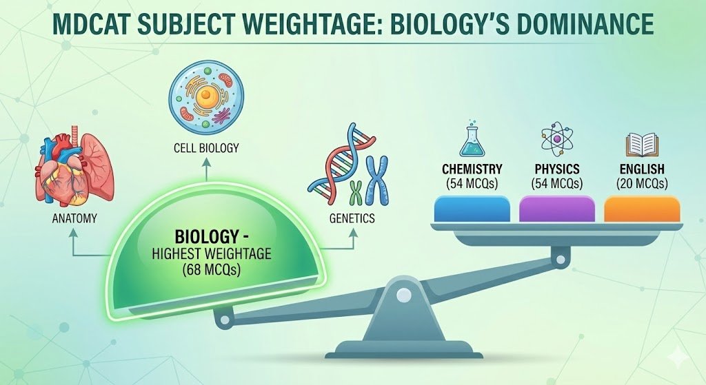 importance of biology in mdcat exam mentr master book biology
