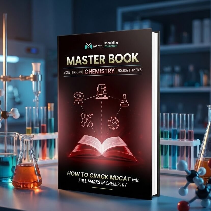 Best Chemistry Book For MDCAT 2026 - Mentr Master Book Best Chemistry Book For MDCAT 2026